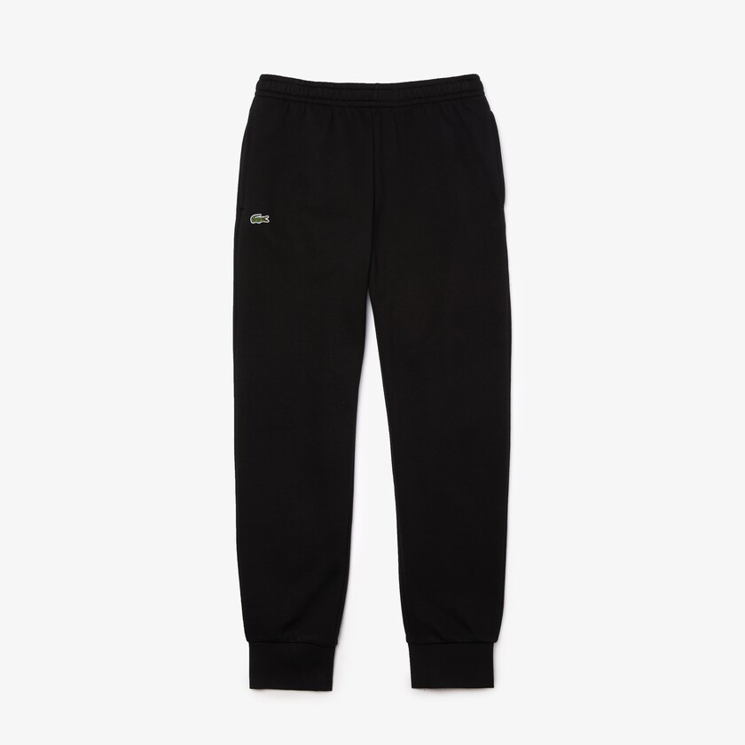 Calça Moletom Lacoste Masculino Pretas SPORT Cotton Fleece Tennis HA1-99059R2