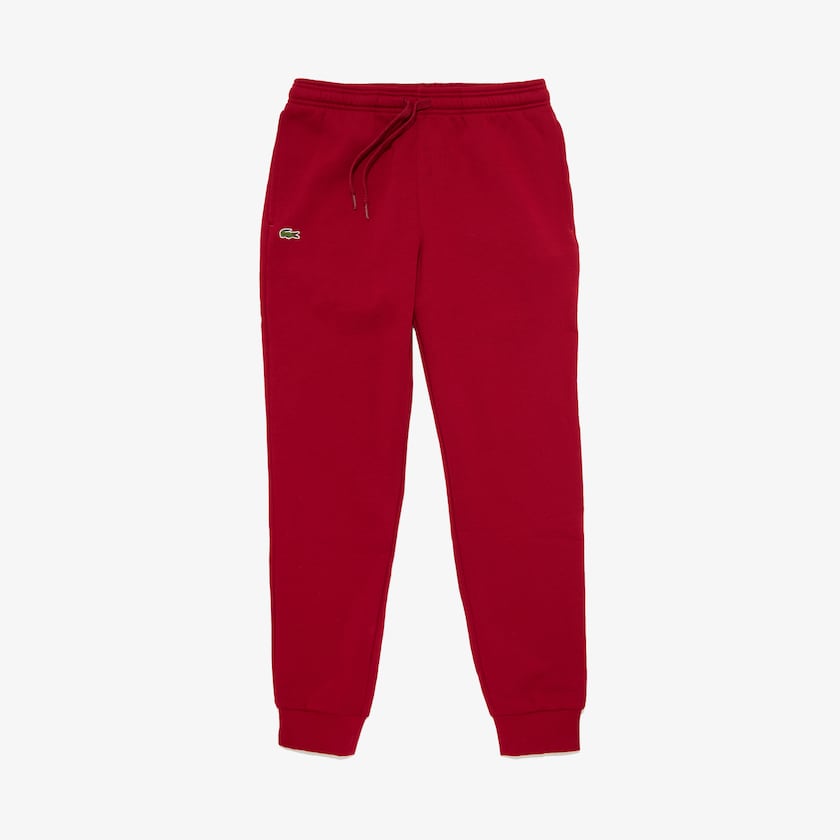 Calça Moletom Lacoste Masculino Vermelhas Escuro SPORT Fleece Tennis XE5-75497H7