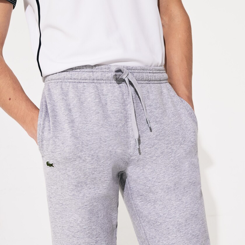 Calça Moletom Lacoste Masculino Cinzentas SPORT Fleece Tennis KE0-28432X5
