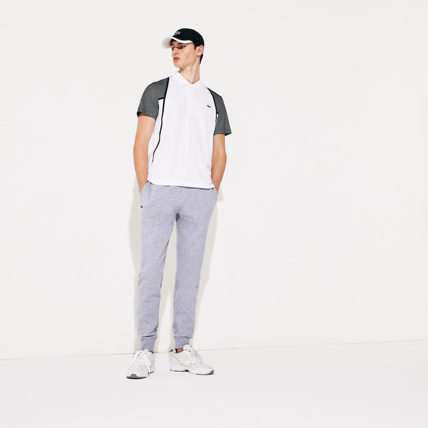 Calça Moletom Lacoste Masculino Cinzentas SPORT Fleece Tennis KE0-28432X5