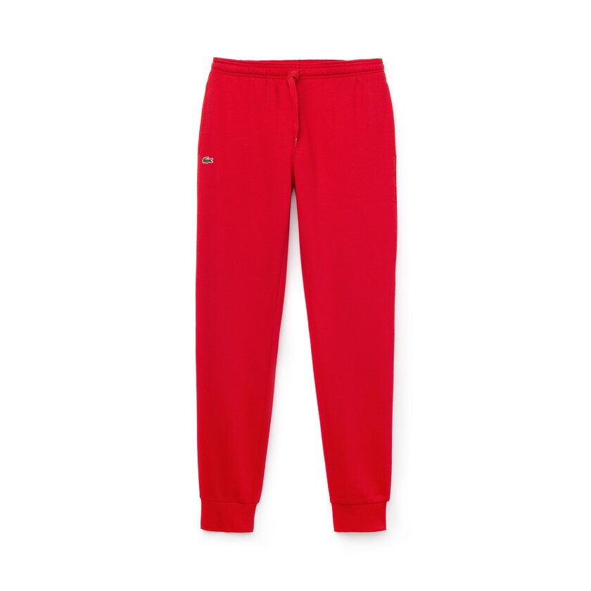 Calça Moletom Lacoste Masculino Vermelhas SPORT Fleece Tennis GW2-47164R5