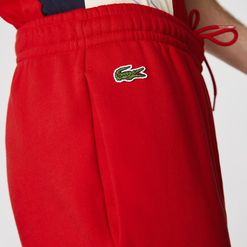 Calças Lacoste Masculino Vermelhas Bege Azul Marinho Azuis Colorblock Fleece Track UL9-52395T7