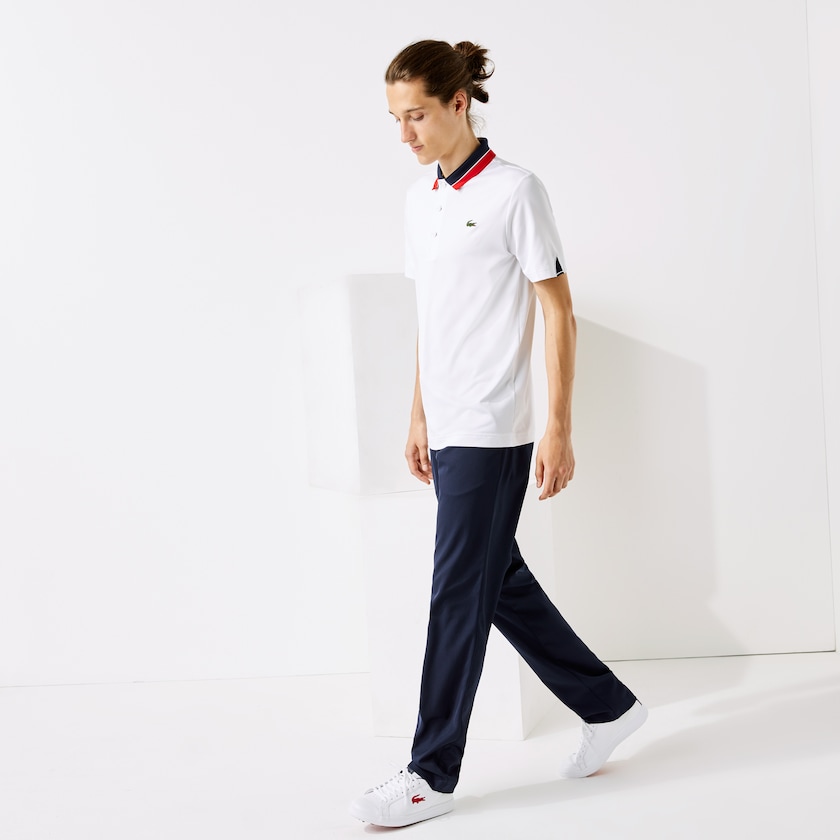 Calças Lacoste Masculino Azul Marinho Azuis SPORT Breathable Stretch Golf ZT6-11891W5