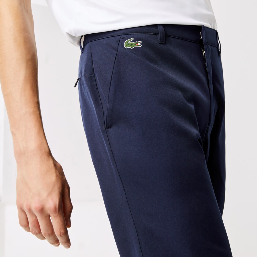 Calças Lacoste Masculino Azul Marinho Azuis SPORT Breathable Stretch Golf ZT6-11891W5