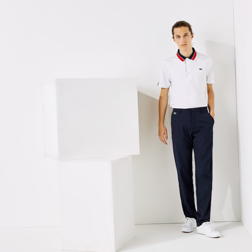 Calças Lacoste Masculino Azul Marinho Azuis SPORT Breathable Stretch Golf ZT6-11891W5