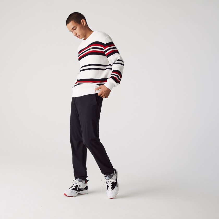 Calças Lacoste Masculino Pretas SPORT Lightweight Tracksuit XU3-71957P7