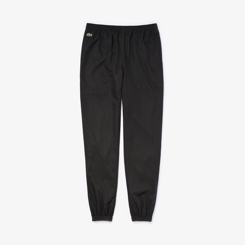 Calças Lacoste Masculino Pretas SPORT Performance Side Zip Track QI3-98839Y1