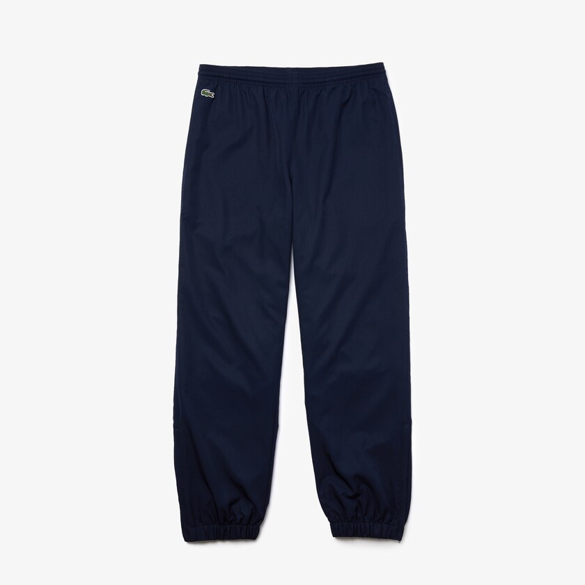 Calças Lacoste Masculino Azul Marinho Azuis SPORT Performance Side Zip Track HA6-18421Z4
