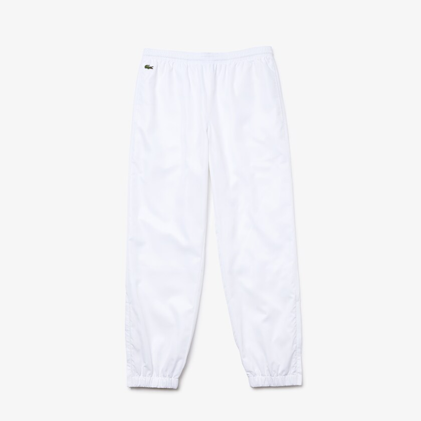 Calças Lacoste Masculino Branco SPORT Performance Side Zip Track ER1-45884Q7