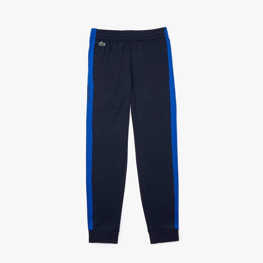 Calças Lacoste Masculino Azul Marinho Azuis Azuis Azul Marinho Azuis SPORT Piqué Track SX0-45684R5
