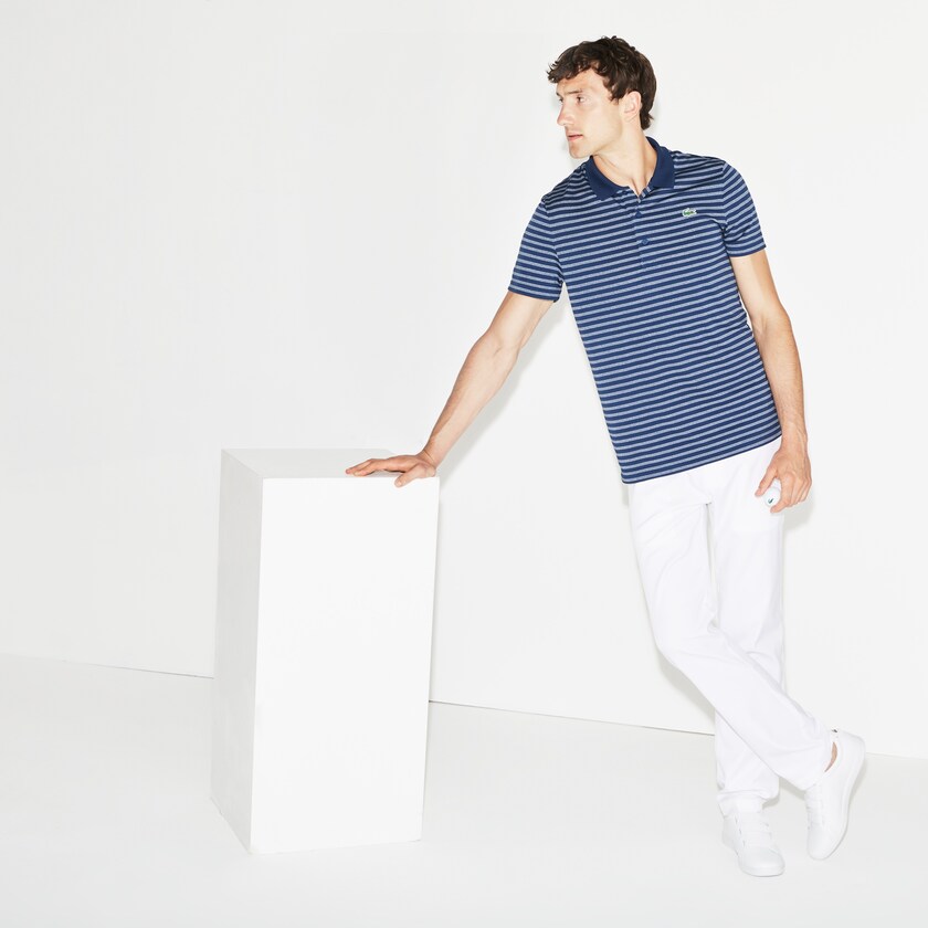 Calças Lacoste Masculino Branco SPORT Technical Gabardine Golf Chino LB8-07610J7