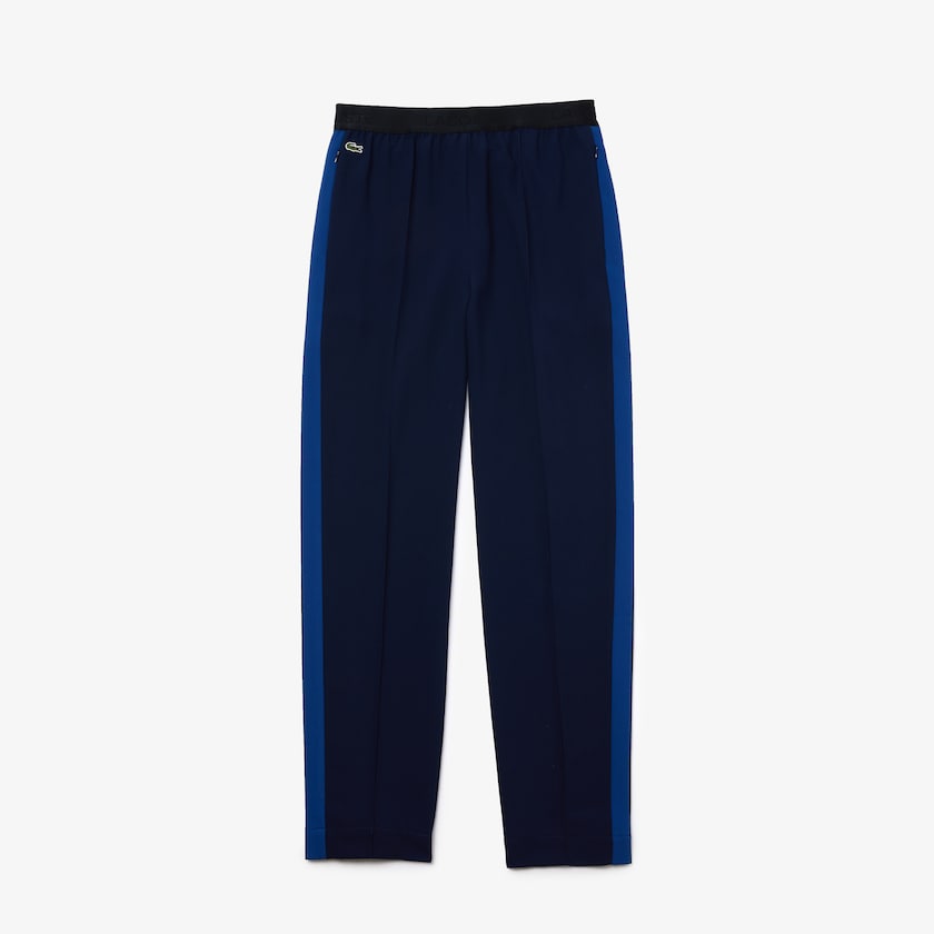 Calças Lacoste Feminino Azul Marinho Azuis Azuis Twill Flared MS3-32873Y9