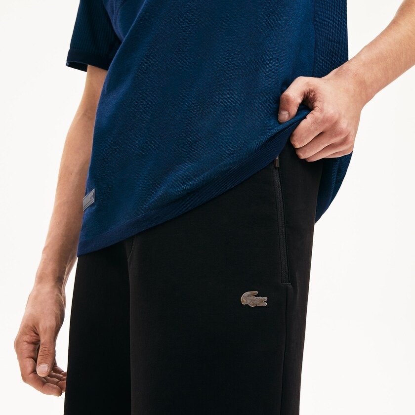 Calção Lacoste Masculino Pretas Motion Stretch Cotton Bermuda GA1-91519X5