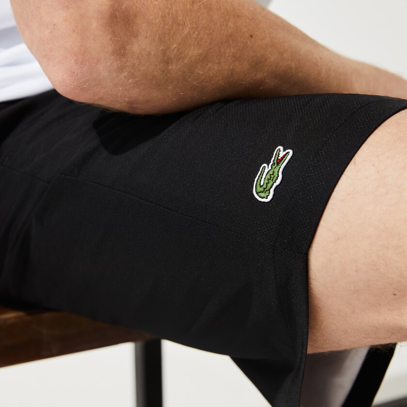 Calção Lacoste Masculino Pretas SPORT Tennis AJ4-32623J6