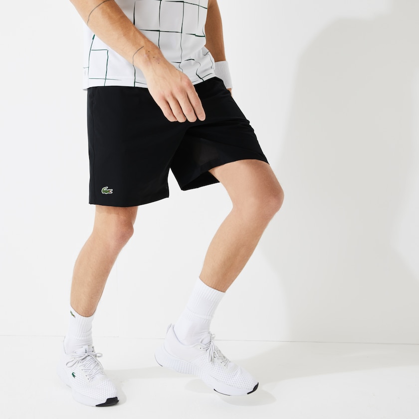 Calção Lacoste Masculino Pretas SPORT Tennis Stretch WK0-18691U5