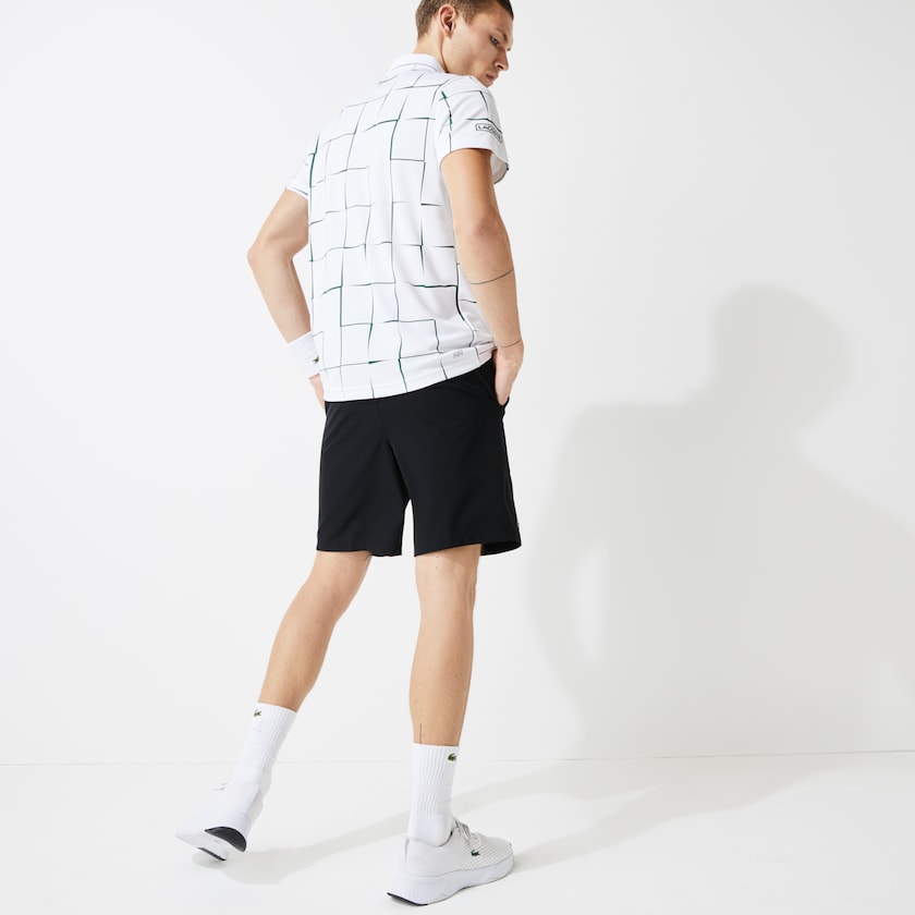 Calção Lacoste Masculino Pretas SPORT Tennis Stretch WK0-18691U5