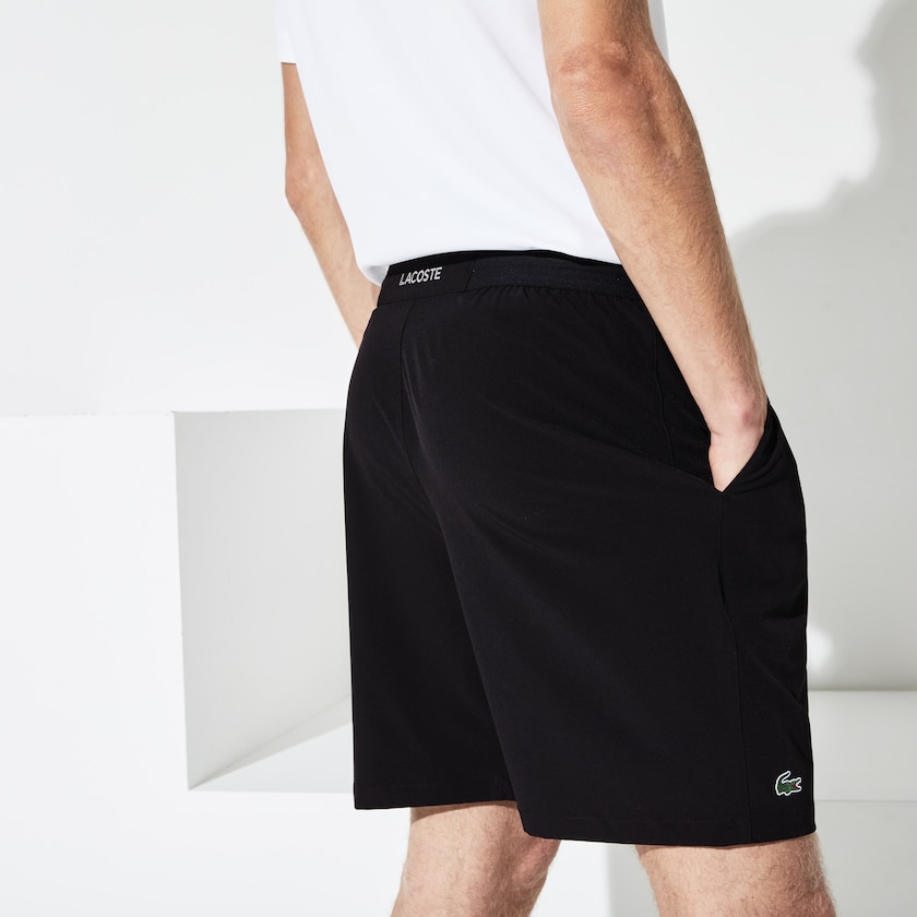 Calção Lacoste Masculino Pretas SPORT Tennis Stretch WK0-18691U5