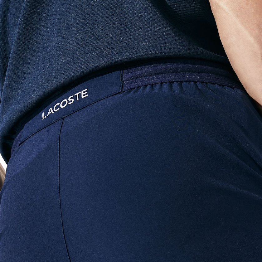 Calção Lacoste Masculino Azul Marinho Azuis SPORT Tennis Stretch CH1-30213Z7