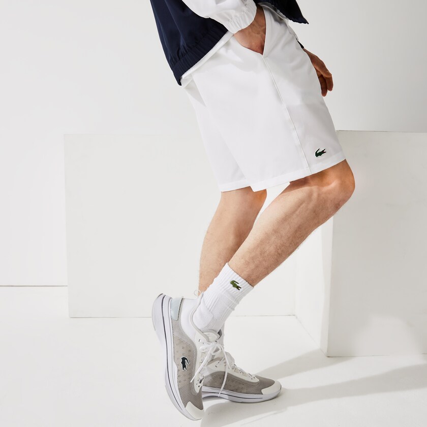 Calção Lacoste Masculino Branco SPORT Tennis Stretch EU4-91539V0