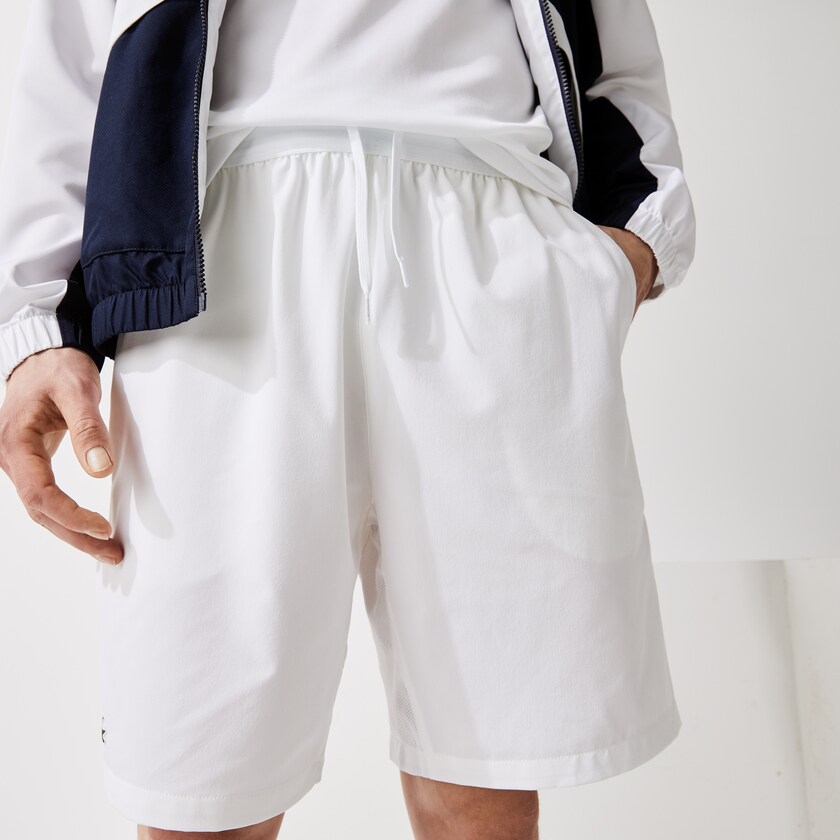 Calção Lacoste Masculino Branco SPORT Tennis Stretch EU4-91539V0