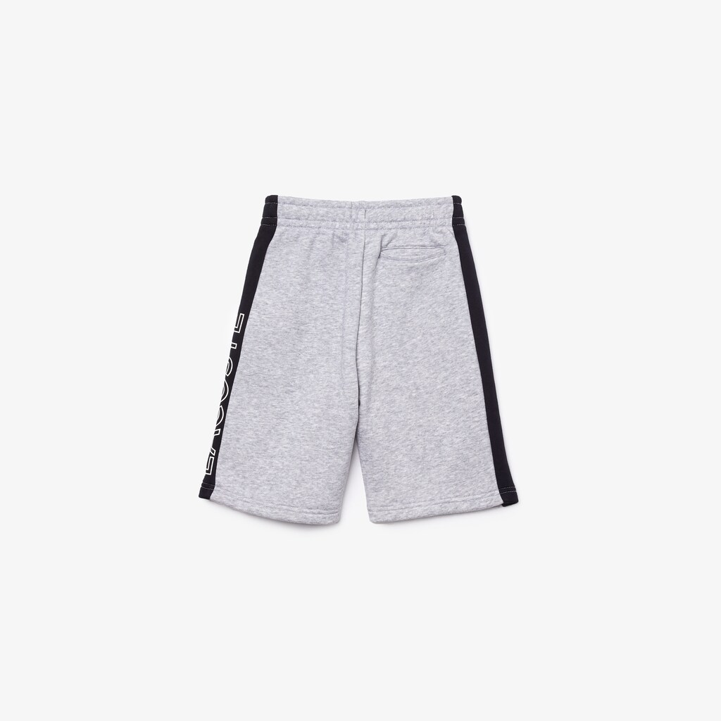 Calção Lacoste Criança Cinzentas Azul Marinho Azuis Branco SPORT Two-Tone Fleece GK6-19531S2