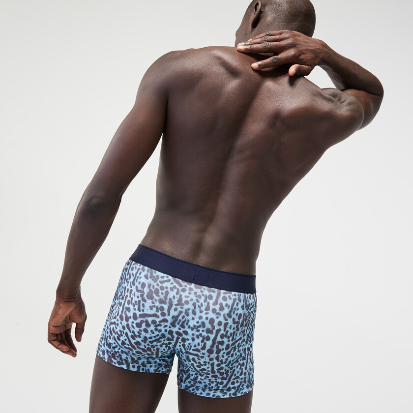 Calção Lacoste Masculino Branco x National Geographic Polyester Trunk UW4-51535S6