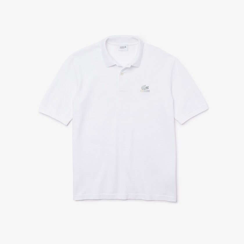 Camisa Polo Lacoste Masculino Branco CONCEPTS Collaboration Relaxed YZ6-92919L7