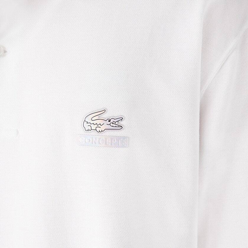 Camisa Polo Lacoste Masculino Branco CONCEPTS Collaboration Relaxed YZ6-92919L7