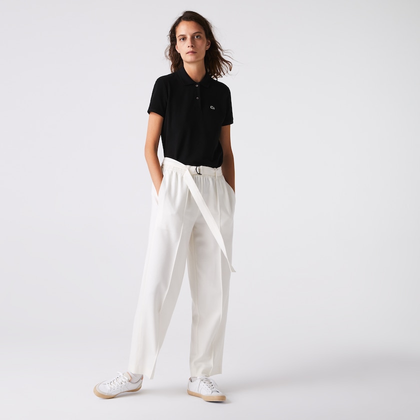 Camisa Polo Lacoste Feminino Pretas Classic Fit Soft Cotton Petit Piqué PR2-48974E2