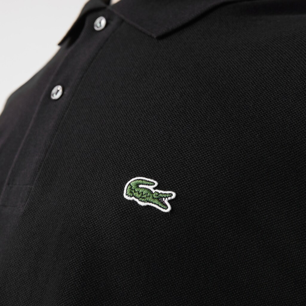 Camisa Polo Lacoste Masculino Pretas Long-Sleeve Classic Fit L.12.12 TK2-85848E6