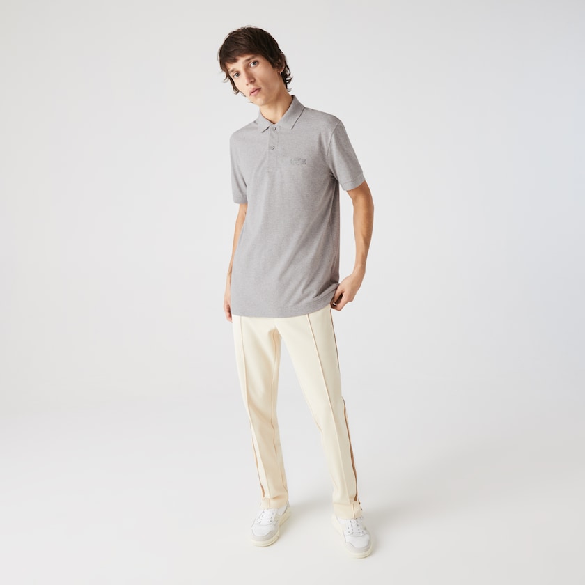 Camisa Polo Lacoste Masculino Cinzentas Loop LP1-48154O4