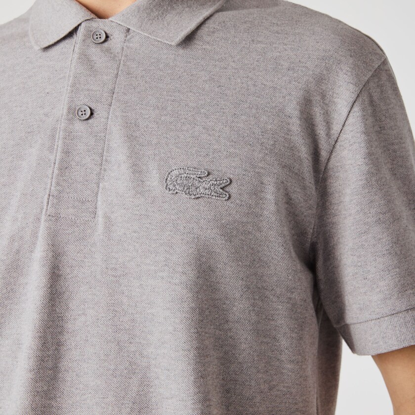 Camisa Polo Lacoste Masculino Cinzentas Loop LP1-48154O4