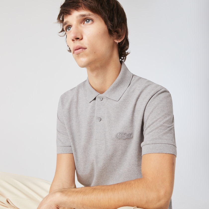 Camisa Polo Lacoste Masculino Cinzentas Loop LP1-48154O4