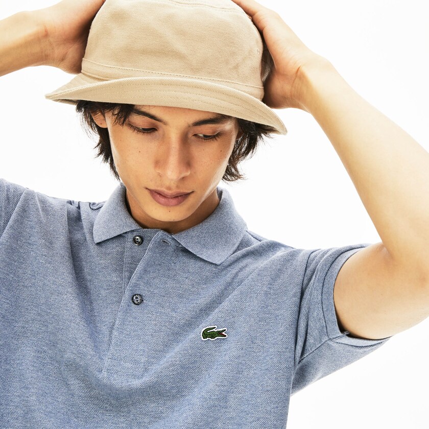 Camisa Polo Lacoste Masculino Azuis Marl Fabric L.12.12 CL7-92649G1