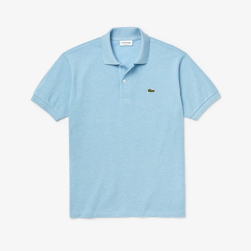 Camisa Polo Lacoste Masculino Azuis Marl Fabric L.12.12 EF8-13721T7
