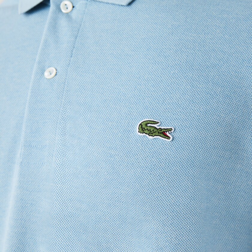 Camisa Polo Lacoste Masculino Azuis Marl Fabric L.12.12 EF8-13721T7