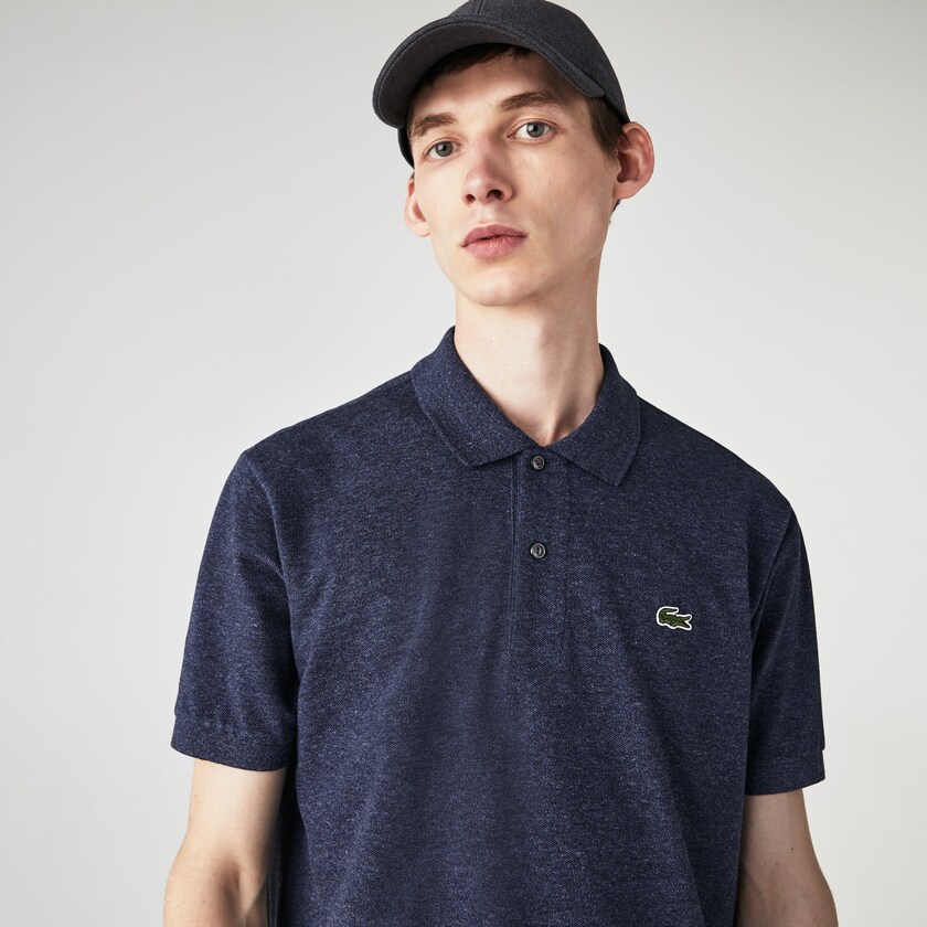 Camisa Polo Lacoste Masculino Azuis Marl Fabric L.12.12 BX7-20852X9