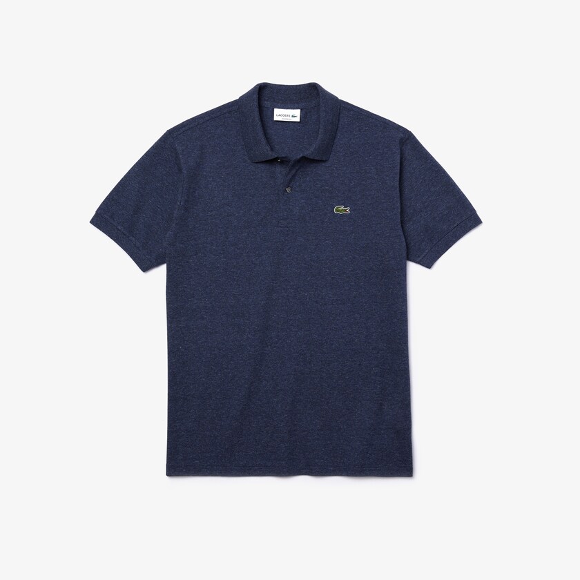 Camisa Polo Lacoste Masculino Azuis Marl Fabric L.12.12 BX7-20852X9