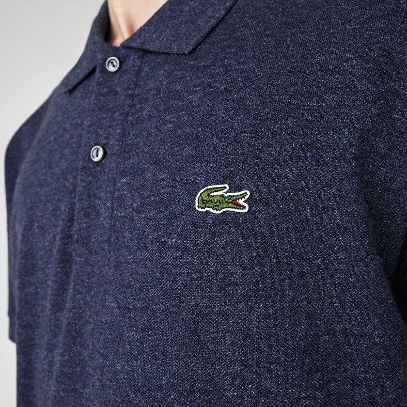 Camisa Polo Lacoste Masculino Azuis Marl Fabric L.12.12 BX7-20852X9