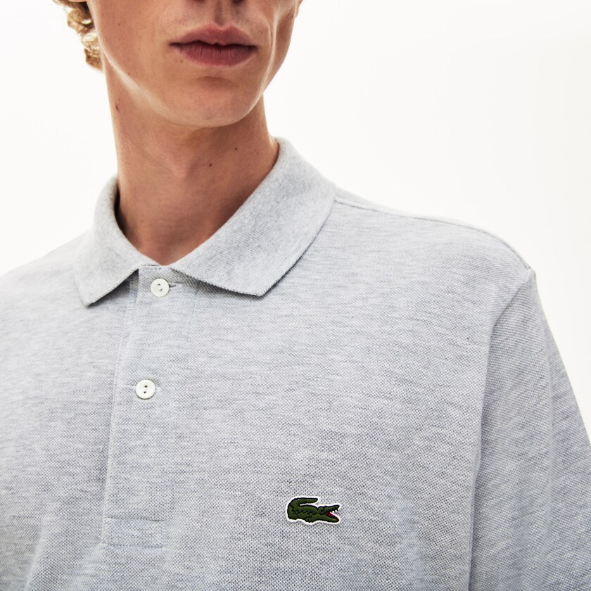 Camisa Polo Lacoste Masculino Cinzentas Marl Fabric L.12.12 WP3-41814H8