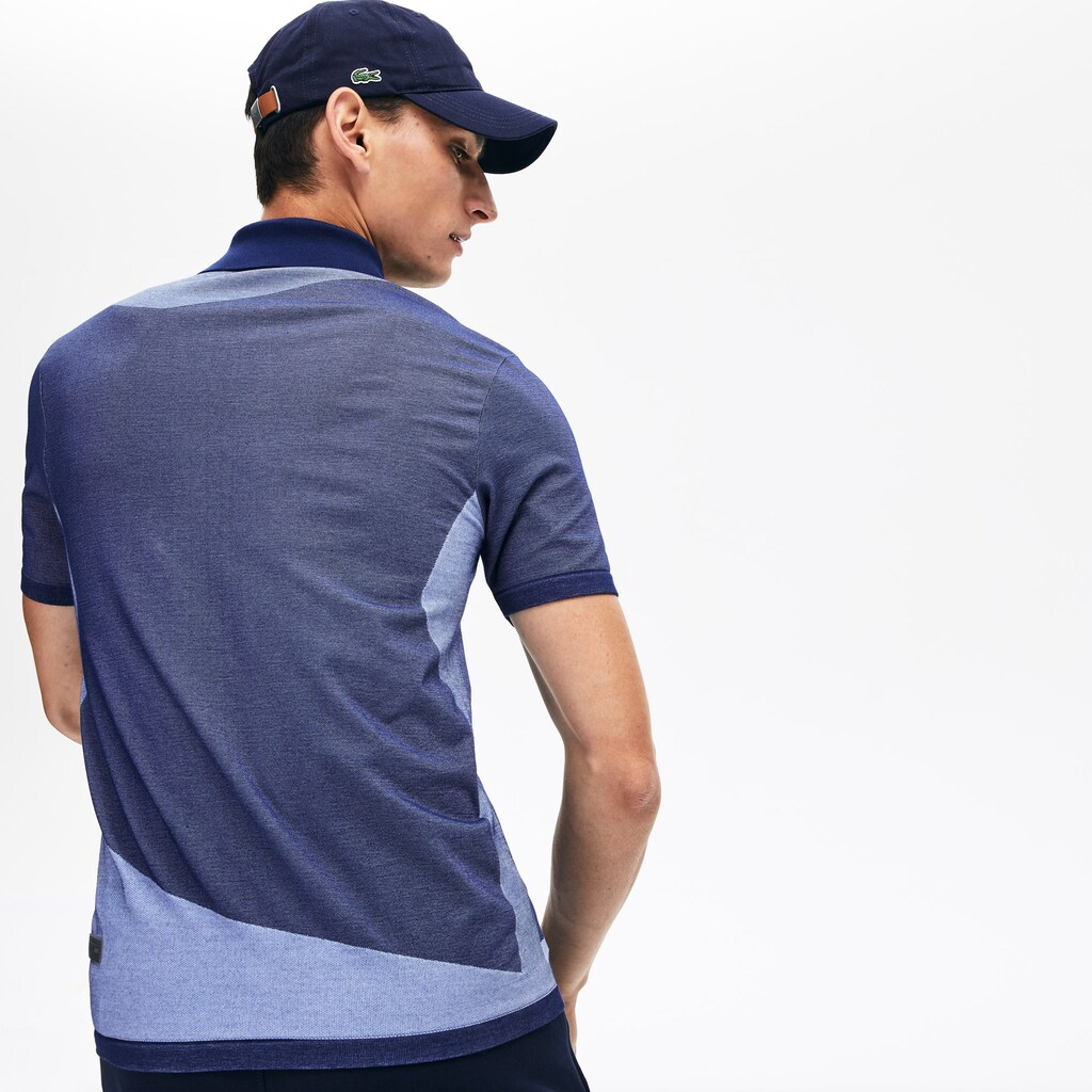 Camisa Polo Lacoste Masculino Bege Motion Ergonomic CN4-25722C2