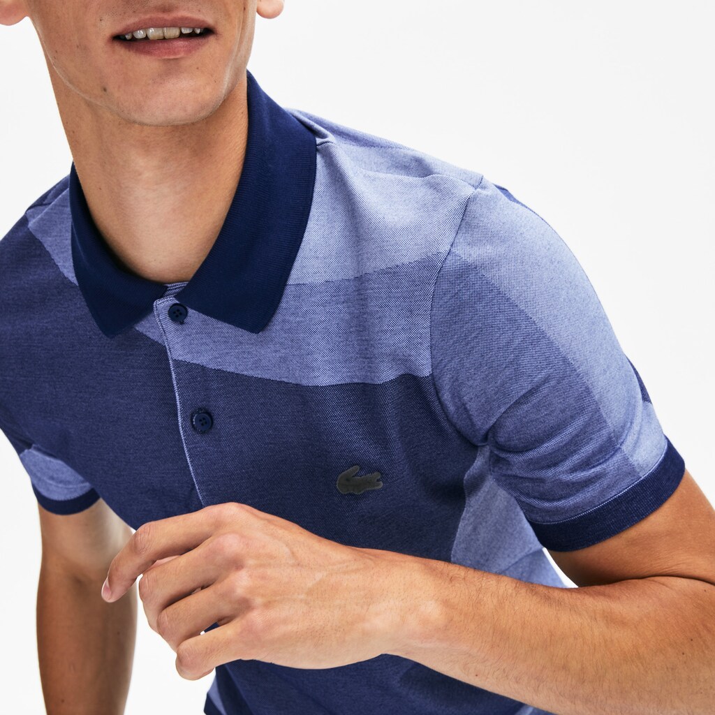 Camisa Polo Lacoste Masculino Bege Motion Ergonomic CN4-25722C2
