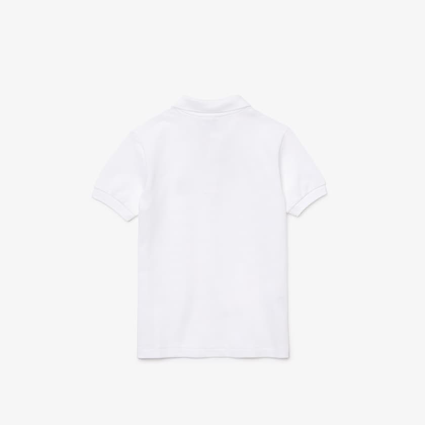 Camisa Polo Lacoste Criança Branco Petit Piqué FF2-26822X1