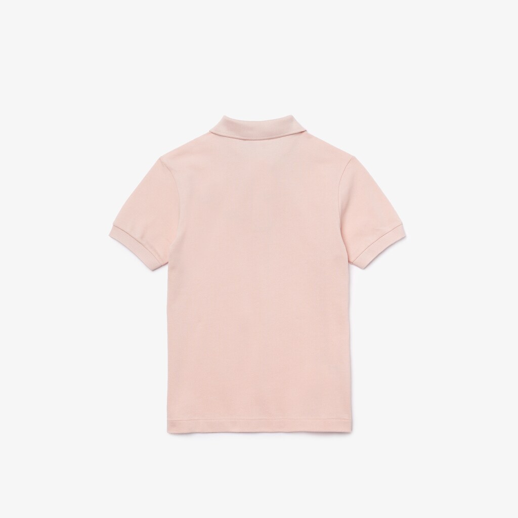 Camisa Polo Lacoste Criança Luz Rosa Petit Piqué KM0-21822J5