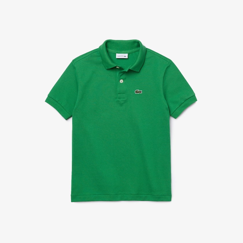 Camisa Polo Lacoste Criança Verdes Petit Piqué QV2-94299G3