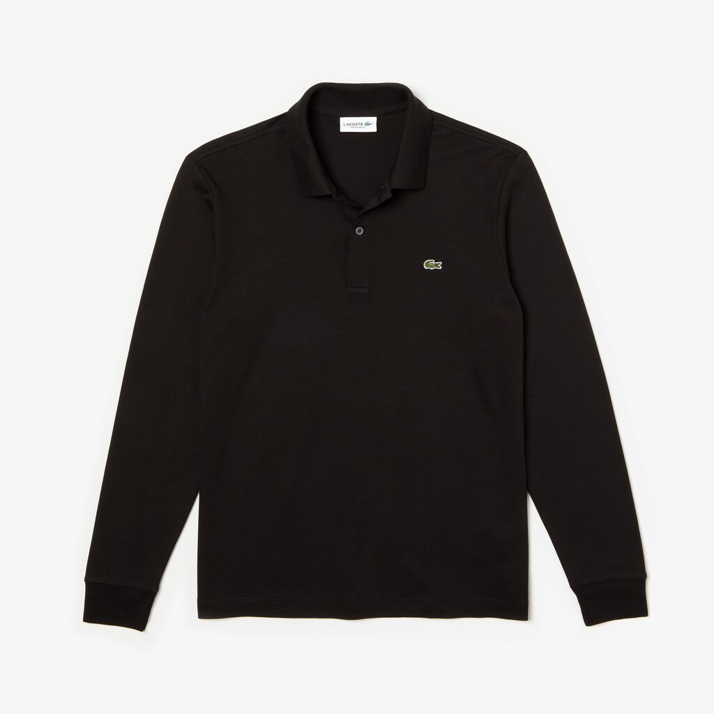 Camisa Polo Lacoste Masculino Pretas Regular Fit Cotton JG0-21132P1