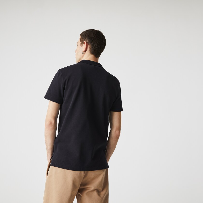 Camisa Polo Lacoste Masculino Azul Marinho Azuis Regular Fit Cotton Piqué JH7-05020D5