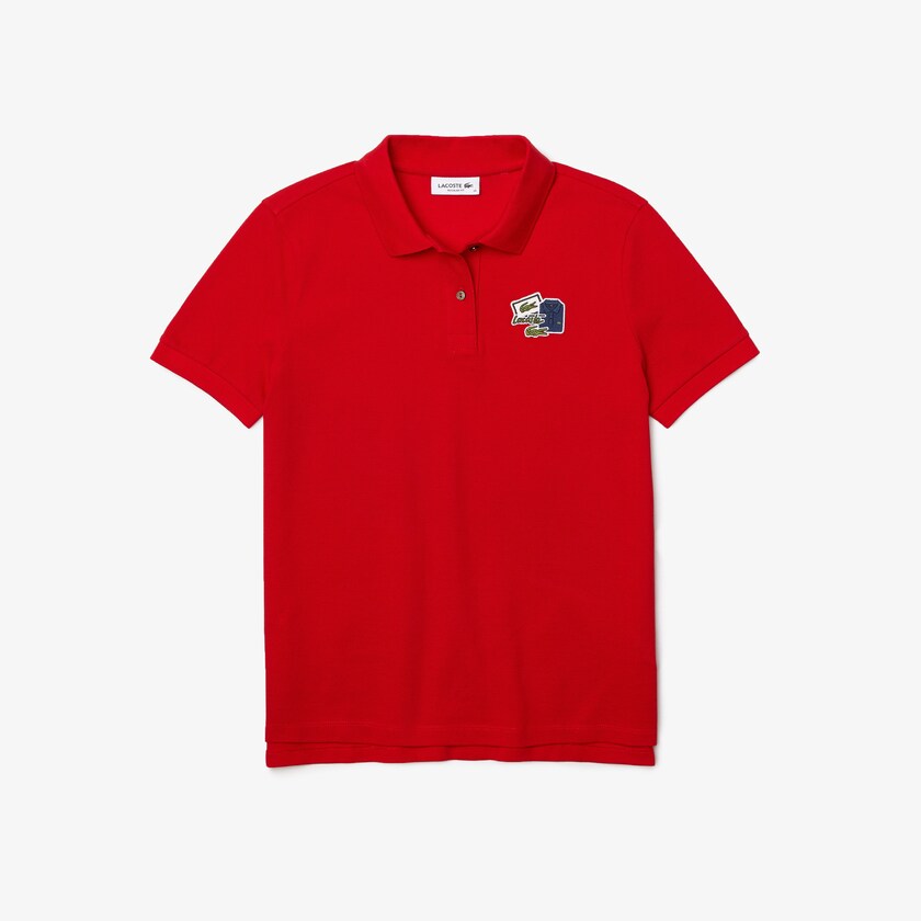 Camisa Polo Lacoste Feminino Vermelhas Regular Fit Cotton Piqué TX1-30453Q4