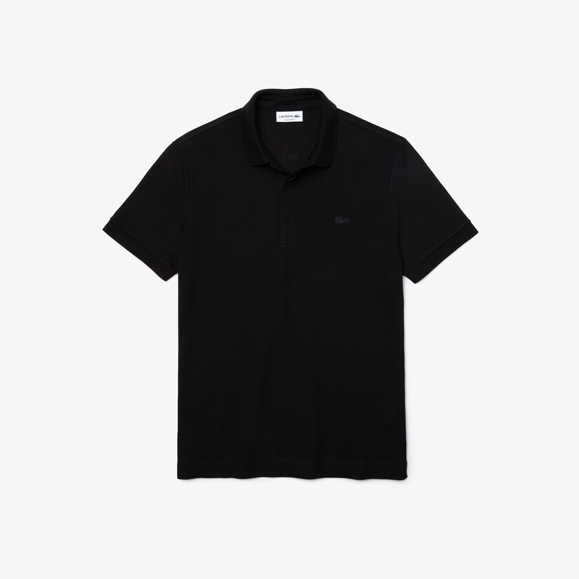 Camisa Polo Lacoste Masculino Pretas Regular Fit Paris TJ7-01530J9
