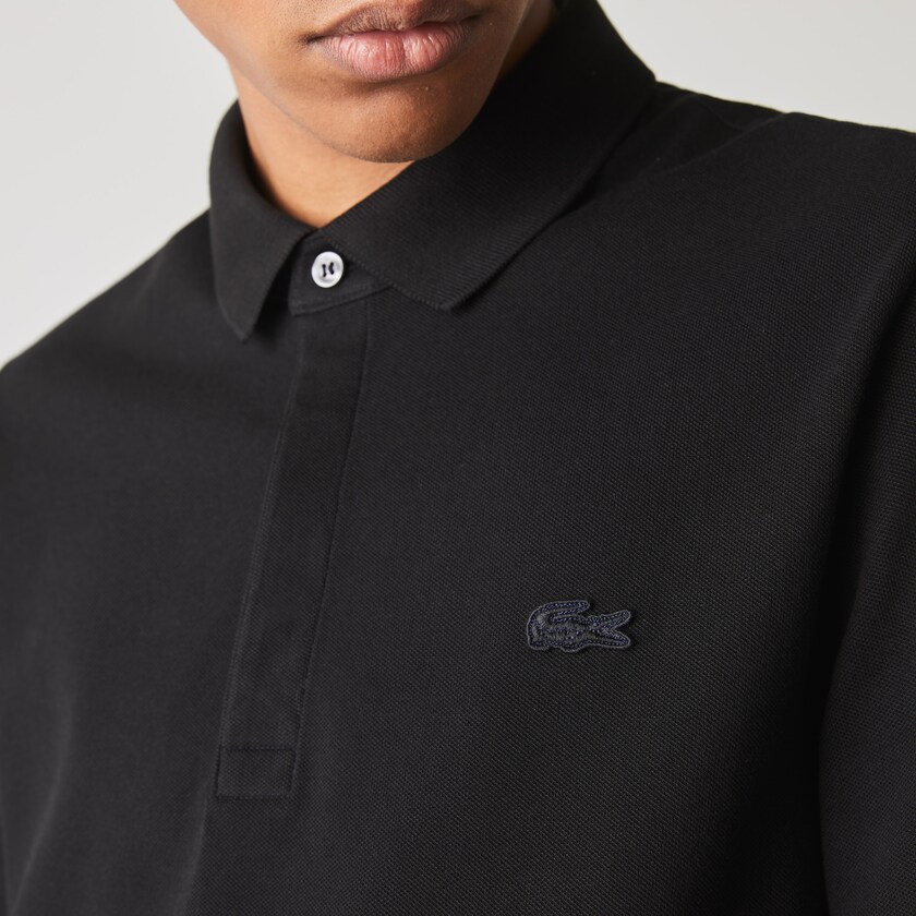 Camisa Polo Lacoste Masculino Pretas Regular Fit Paris TJ7-01530J9